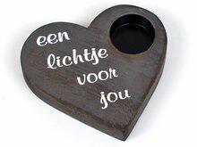 Hart met kaarsje 
